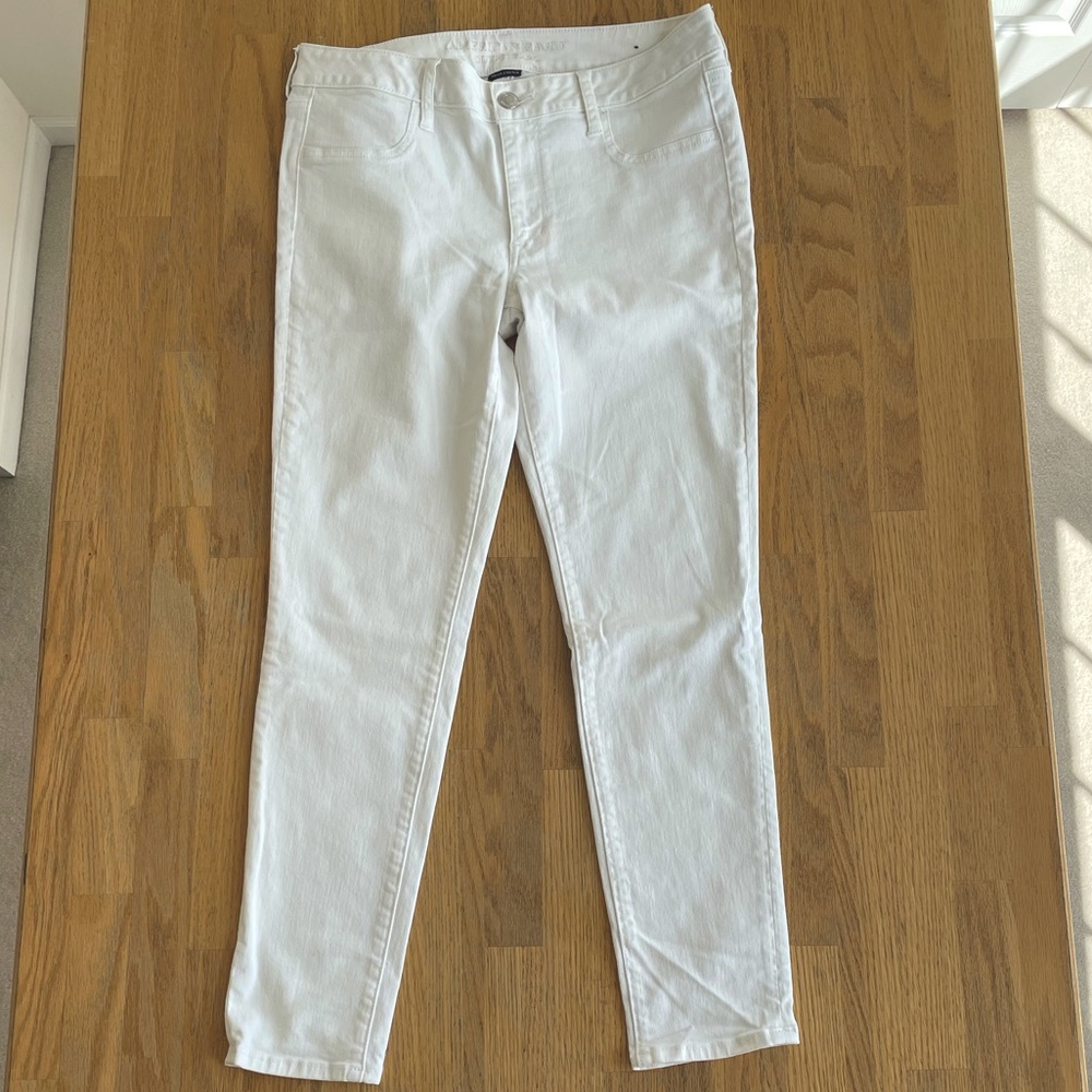 American Eagle Super Stretch Jegging - White